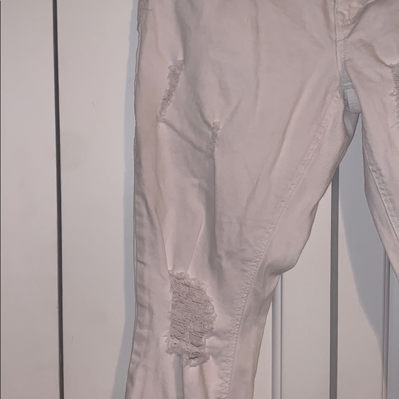 White Ripped Jeans - Picture 2 of 5